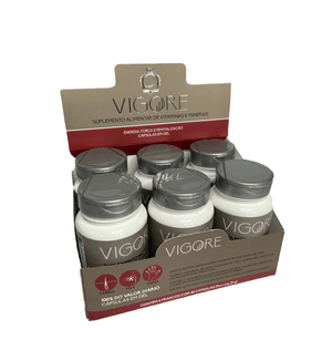 Vigore Suplemento Capilar Em Cápsulas - Kit C/ 6 Unidades (500mg/ 30 Caps.)