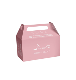 Marketing Maleta Rosa Com Alça 21x12x12cm