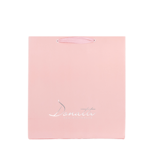 Marketing Sacola De Papel Premium  30x32x12cm ( Rosa )